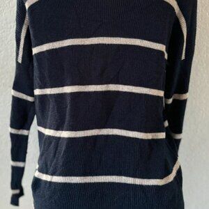 American eagle outfitters navy blue knit sweater long